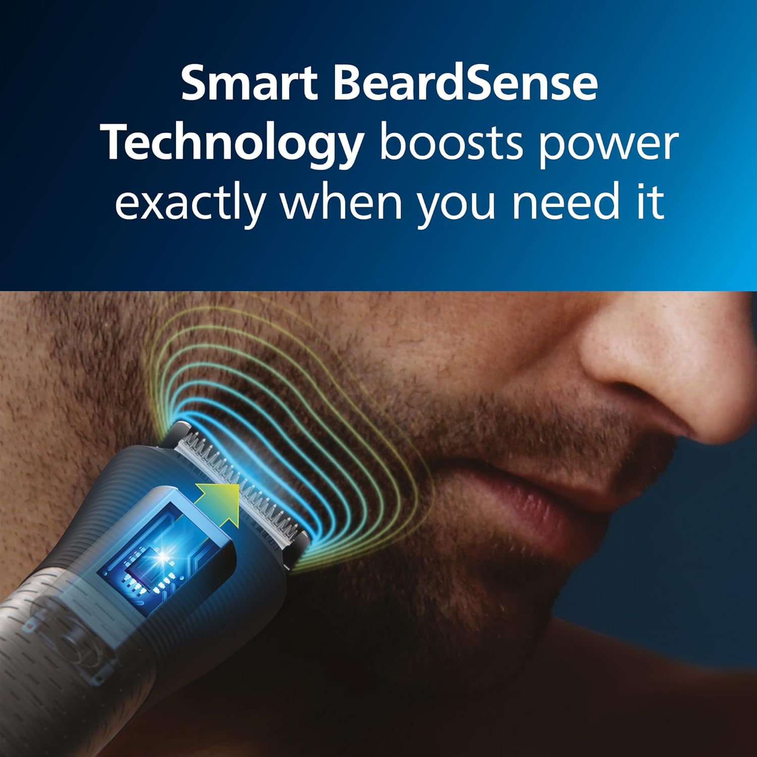 Philips® Norelco MultiGroom 9000 Trimmer for Beard, Head, Body, and Face Model MG9520/50 เครื่องตัดแต่งหนวดและเส้นผม