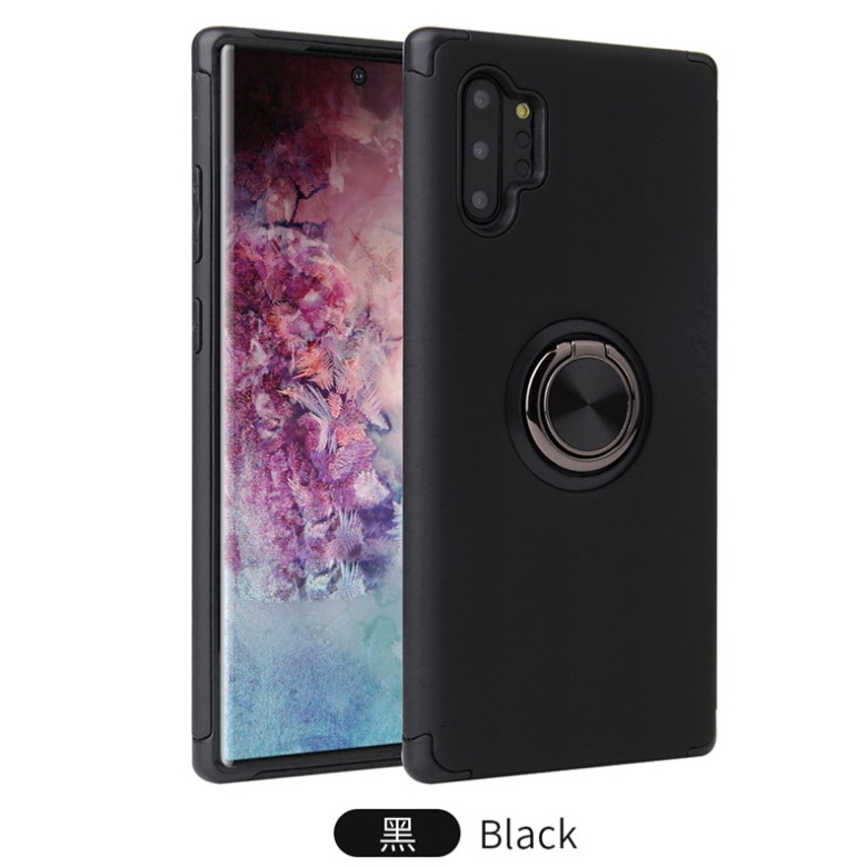 Case Samsung Galaxy Note 10+ #เคสฝาหลัง Hybrid TPU+PC มีแหวนสวมนิ้ว