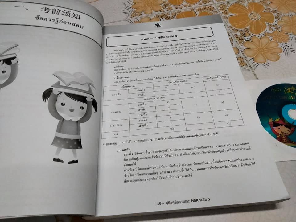 คู่มือพิชิตการสอบ HSK ระดับ 5 ฉบับ 2 ภาษา ไทย-จีน + CD ทดสอบการฟัง **สินค้าหมด**