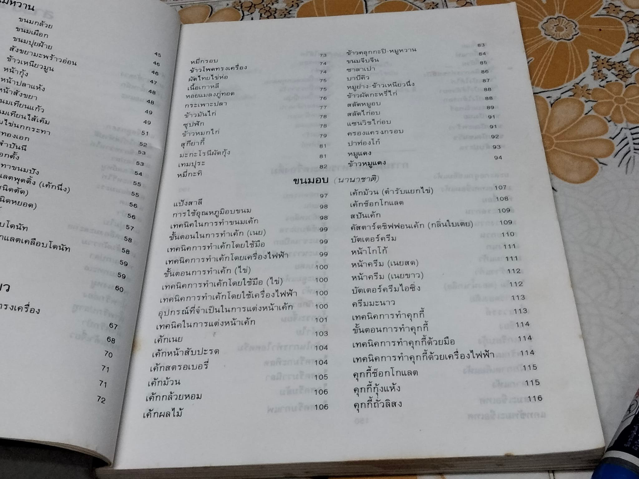 อาหาร-ขนม โดยอาจารย์เสริมพร สาตรพันธุ์ แห่งวิทยาลัยสารพัดช่างพระนคร **สินค้าหมด**