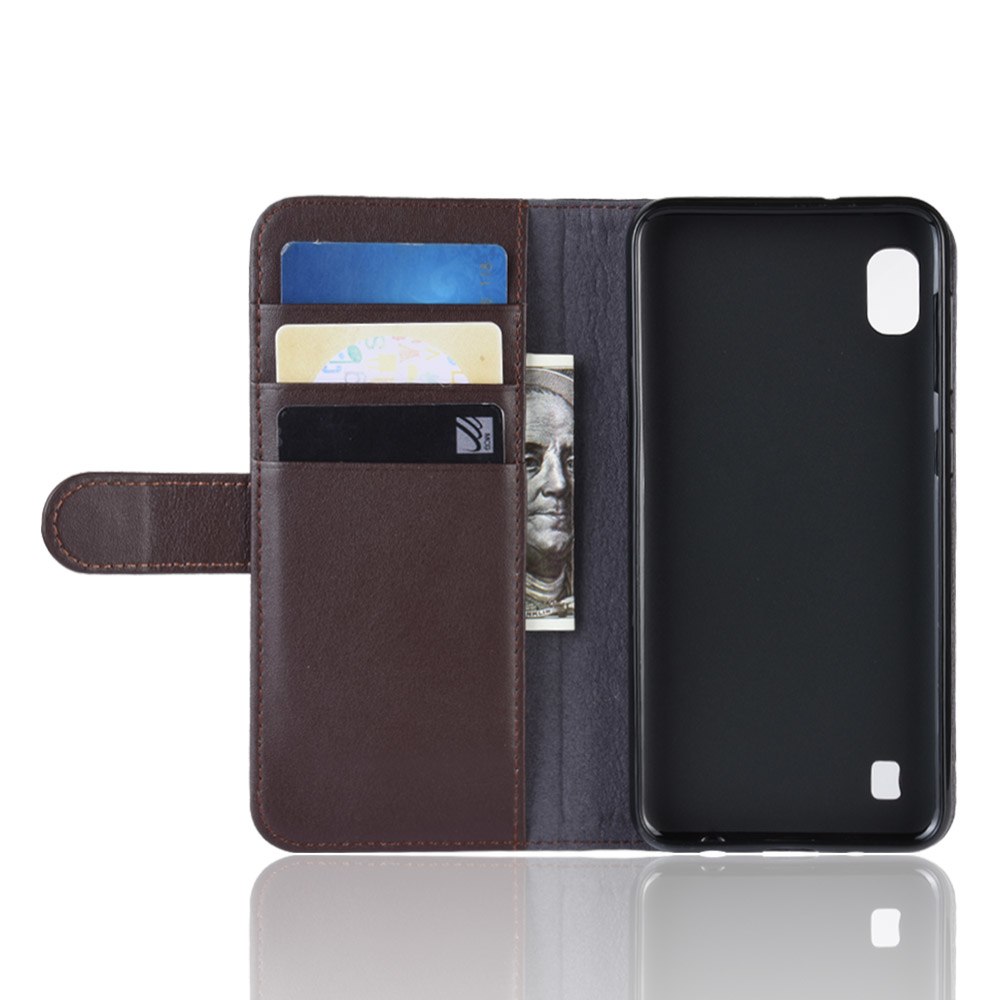Case Samsung Galaxy A10 #เคสฝาพับสไตล์กระเป๋าสตางค์รูปแบบหนังแยกมีช่องเสียบบัตรคุณภาพดี
