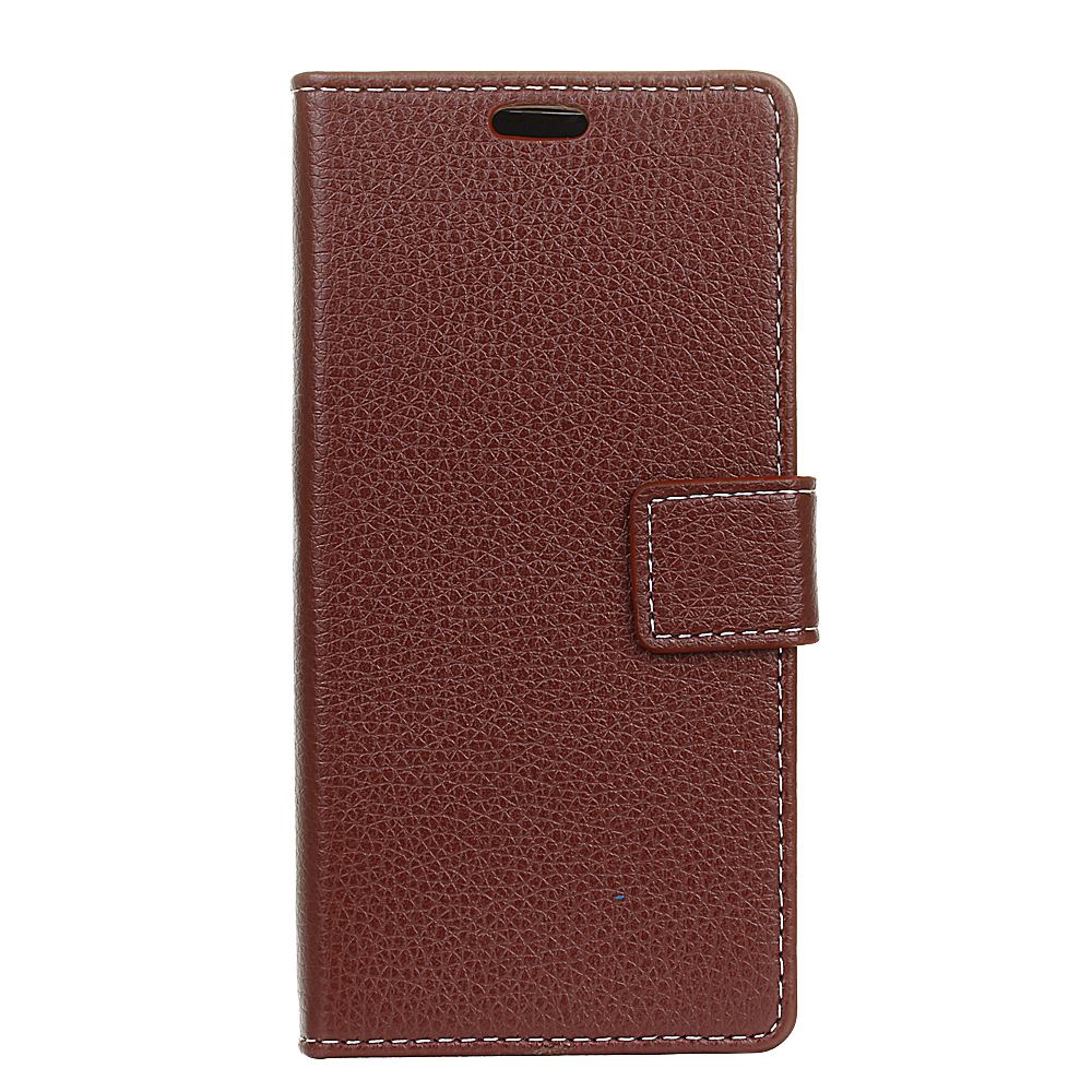เคส Huawei nova 4 #เคสฝาพับแบบกระเป๋าสตางค์หนัง PU ผิวลิ้นจี่ Litchi Grain Wallet