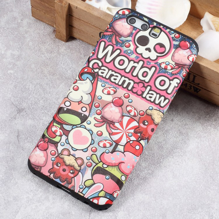 Case Huawei P10 Plus เคสฝาหลังนิ่ม พิมพ์ลาย Embossing TPU Flexbile Mobile Shell