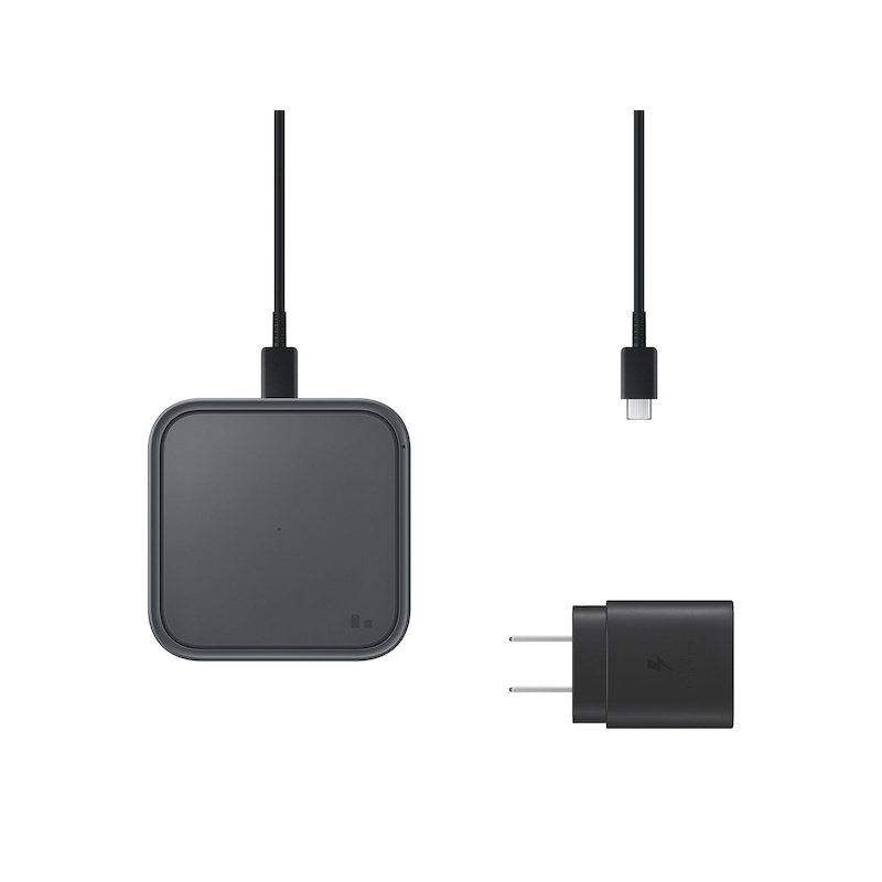 Samsung® Super Fast Wireless Charger (Max 15W) Includes Power Adapter + USB C Cable แท่นชาร์จ แบบไร้สาย
