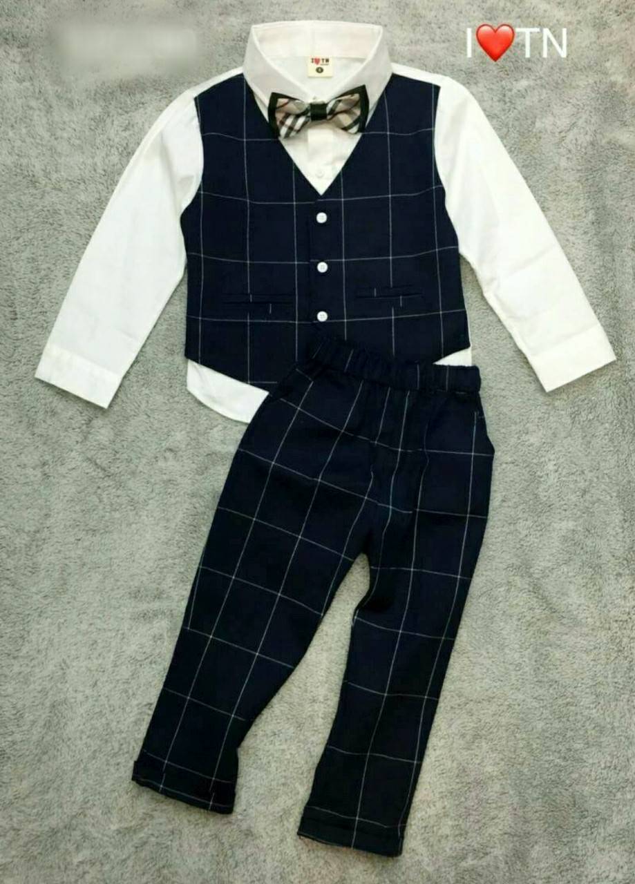 set เสื้อกับกางเกงออกงาน เด็กชาย