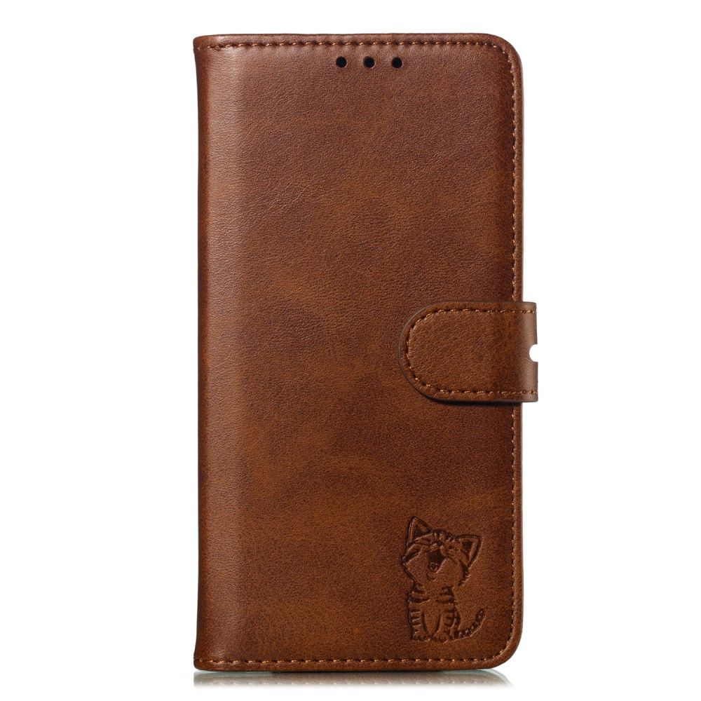 เคส Samsung Galaxy Note 20 Ultra / Note 20 Ultra 5G #เคสฝาพับหนัง PU ลายแมว Imprinted Cat Pattern Leather Wallet