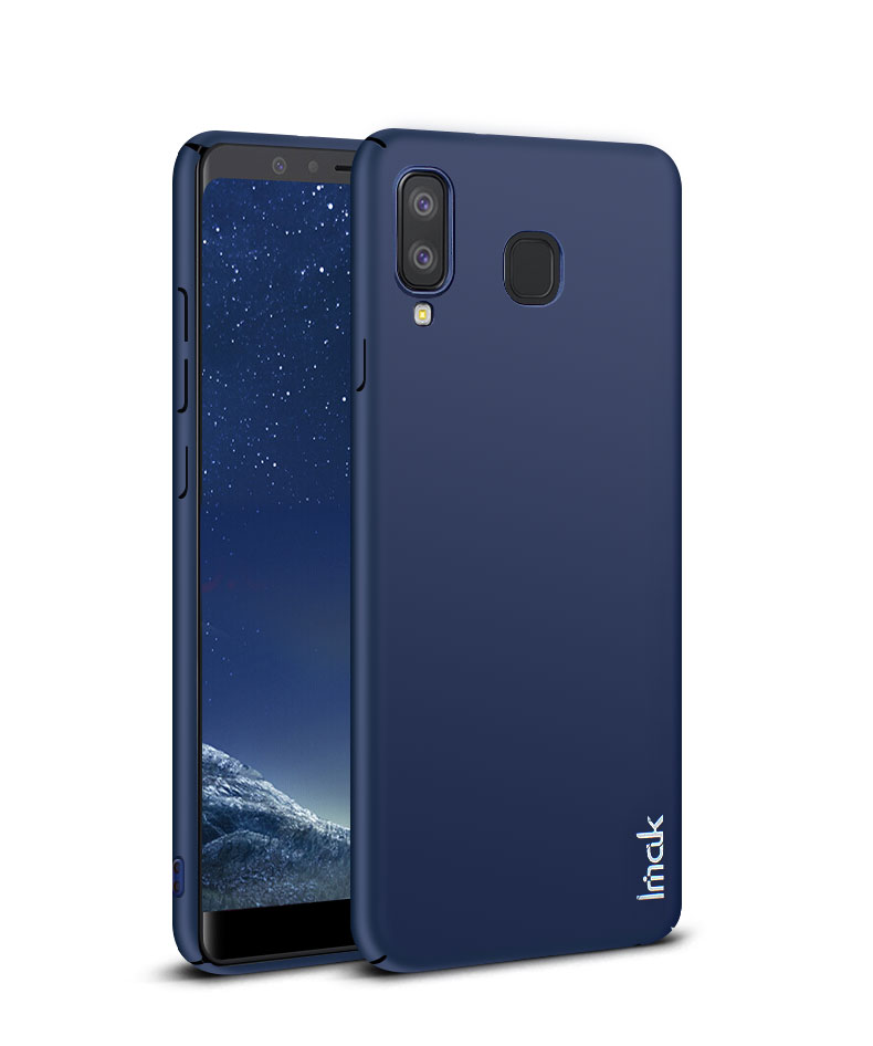 Case Samsung Galaxy A8 Star #เคสฝาหลังพลาสติกแข็ง IMAK Jazz Skin Feel Hard Shell + ฟิล์มป้องกันหน้าจอ