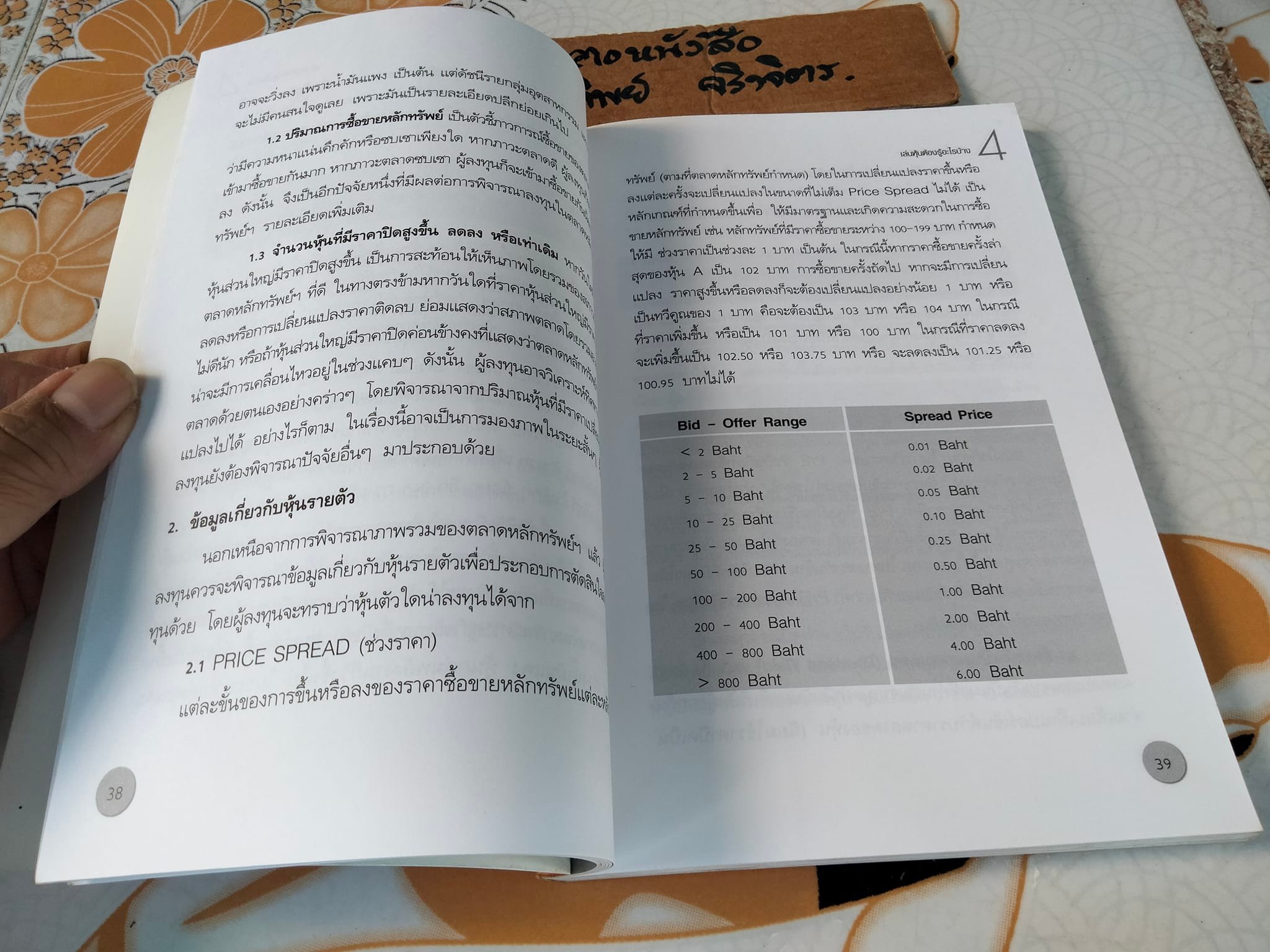 คู่มือการเริ่มต้นเล่นหุ้น **สินค้าหมด**