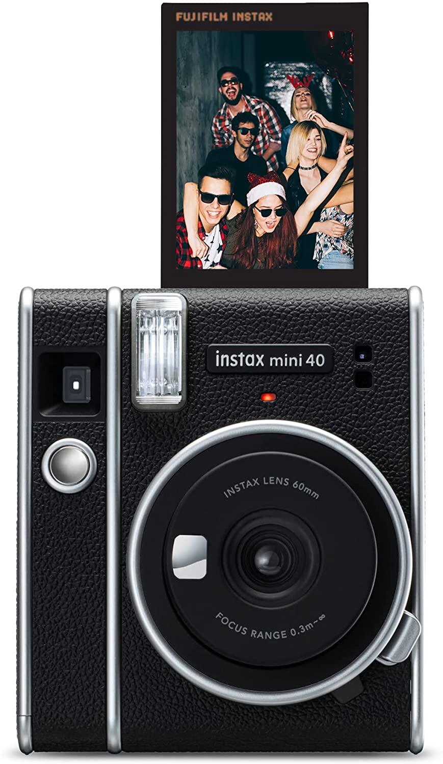 Fujifilm® Instax Mini 40 Instant Camera กล้องฟูจิ กล้องโพลาลอยด์ ฟิล์มอินสแตนท์ ฟูจิฟิล์ม กล้องฟิล์ม