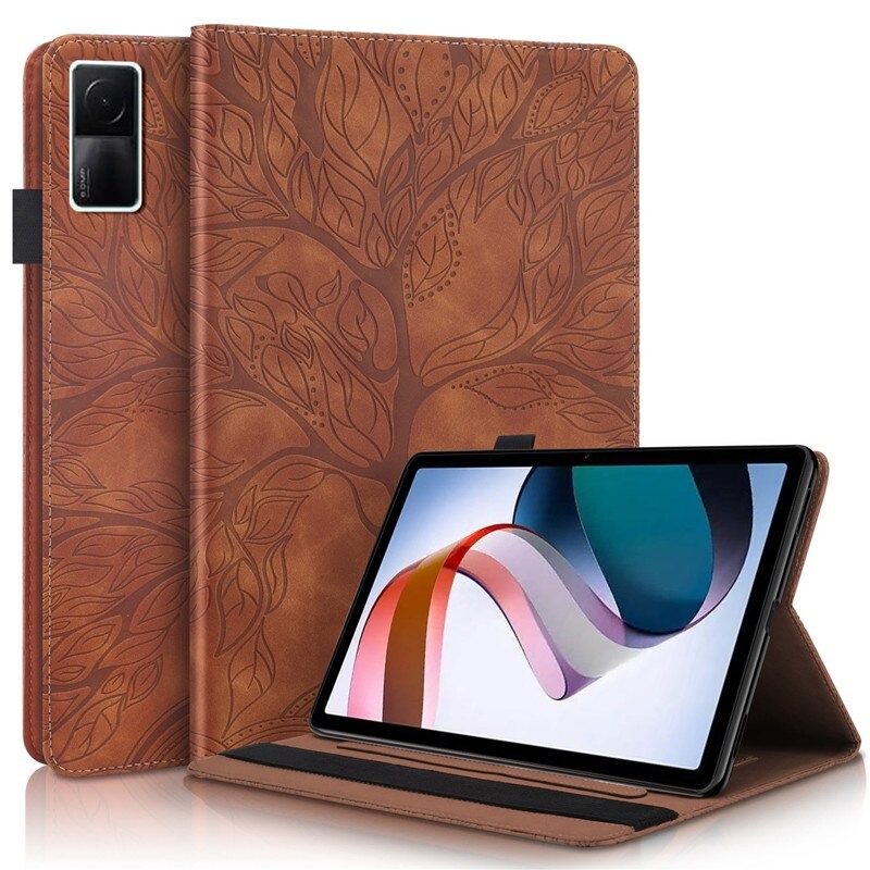 เคสแท็บเล็ต Redmi Pad 10.61" 2022 #เคสฝาพับหนัง PU ลายต้นไม้ Life Tree Print Leather Stand Smart Case Cover