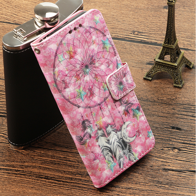 Case Huawei P20 Pro #เคสฝาพับพิมพ์ลาย Pattern Printing Light Spot Decor Leather