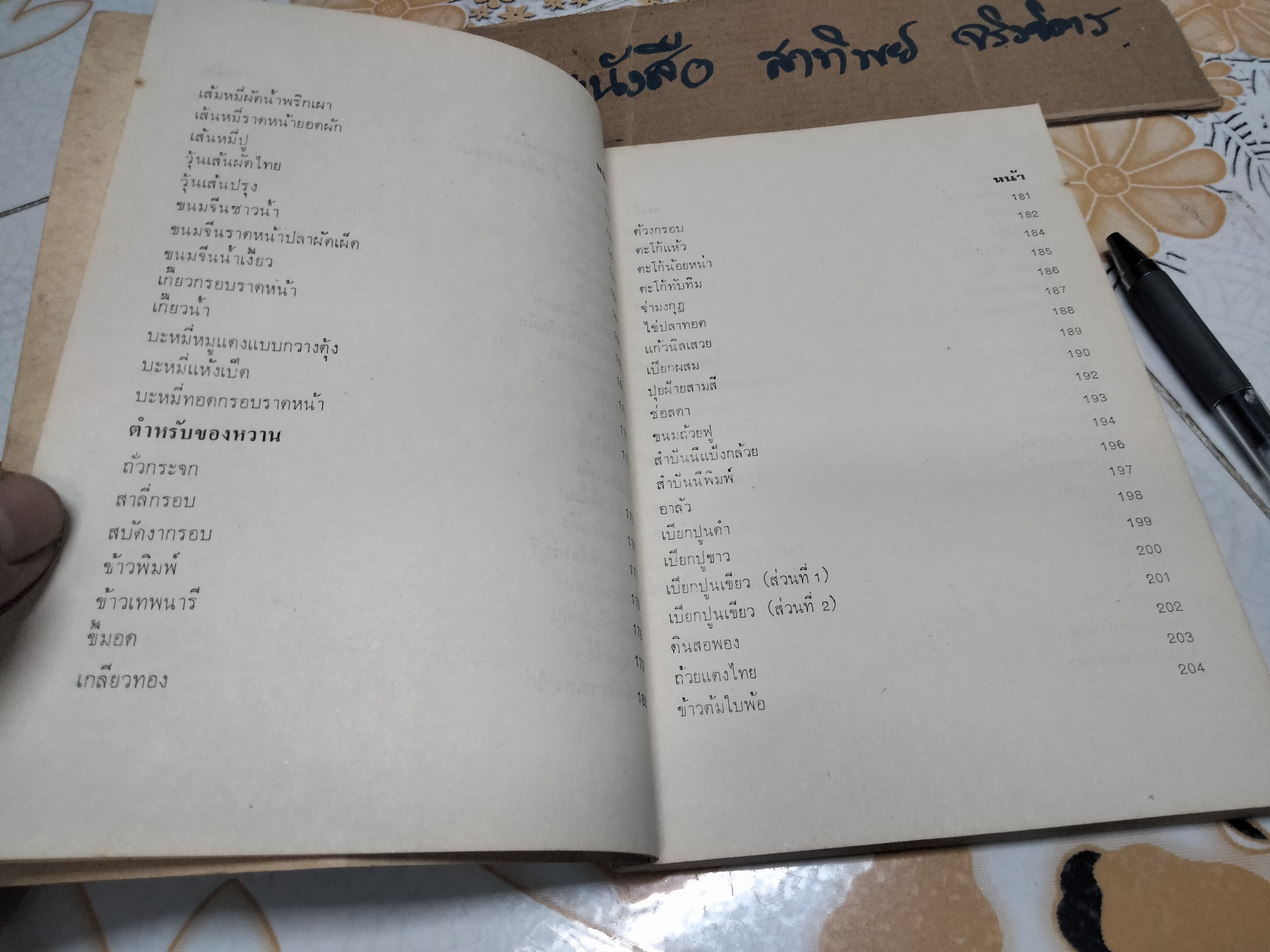 อาหารและขนมไทย (เล่ม 2) โดย จรรยา สุบรรณ์ **สินค้าหมด**