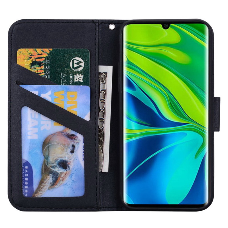 เคส Xiaomi Mi Note 10 Pro #เคสฝาพับหนัง PU ลายการ์ตูน Fashion Cartoon Animals Flip Case Texture Leather Wallet