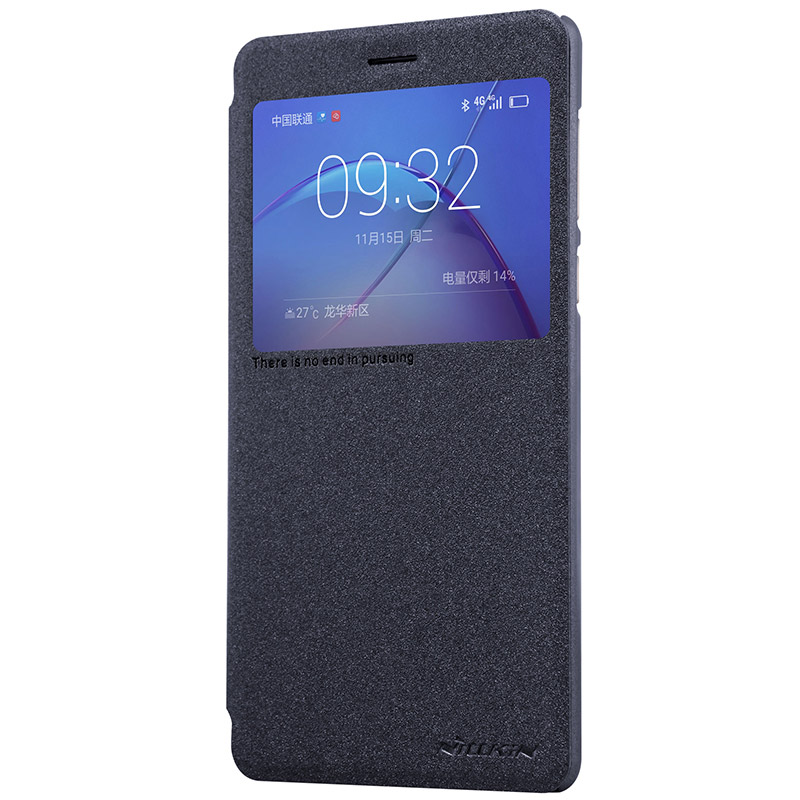 Case Huawei GR5 2017 #เคสฝาพับมีช่องวิว Nillkin แท้รุ่น Sparkle Smart View