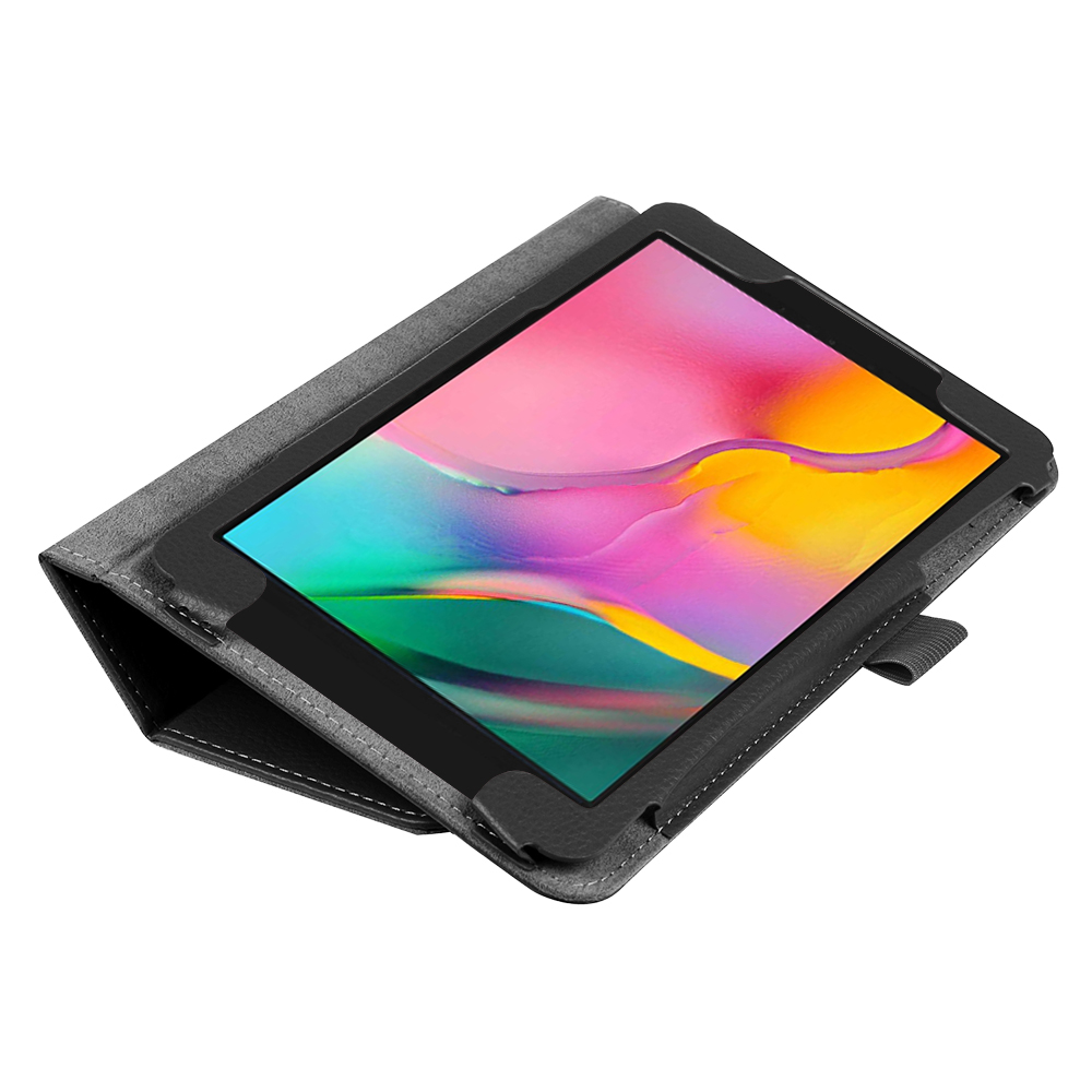 เคส Samsung Galaxy Tab S6 T860 T865 #เคสฝาพับหนัง PU ผิวลิ้นจี่ Litchi Skin Leather Case