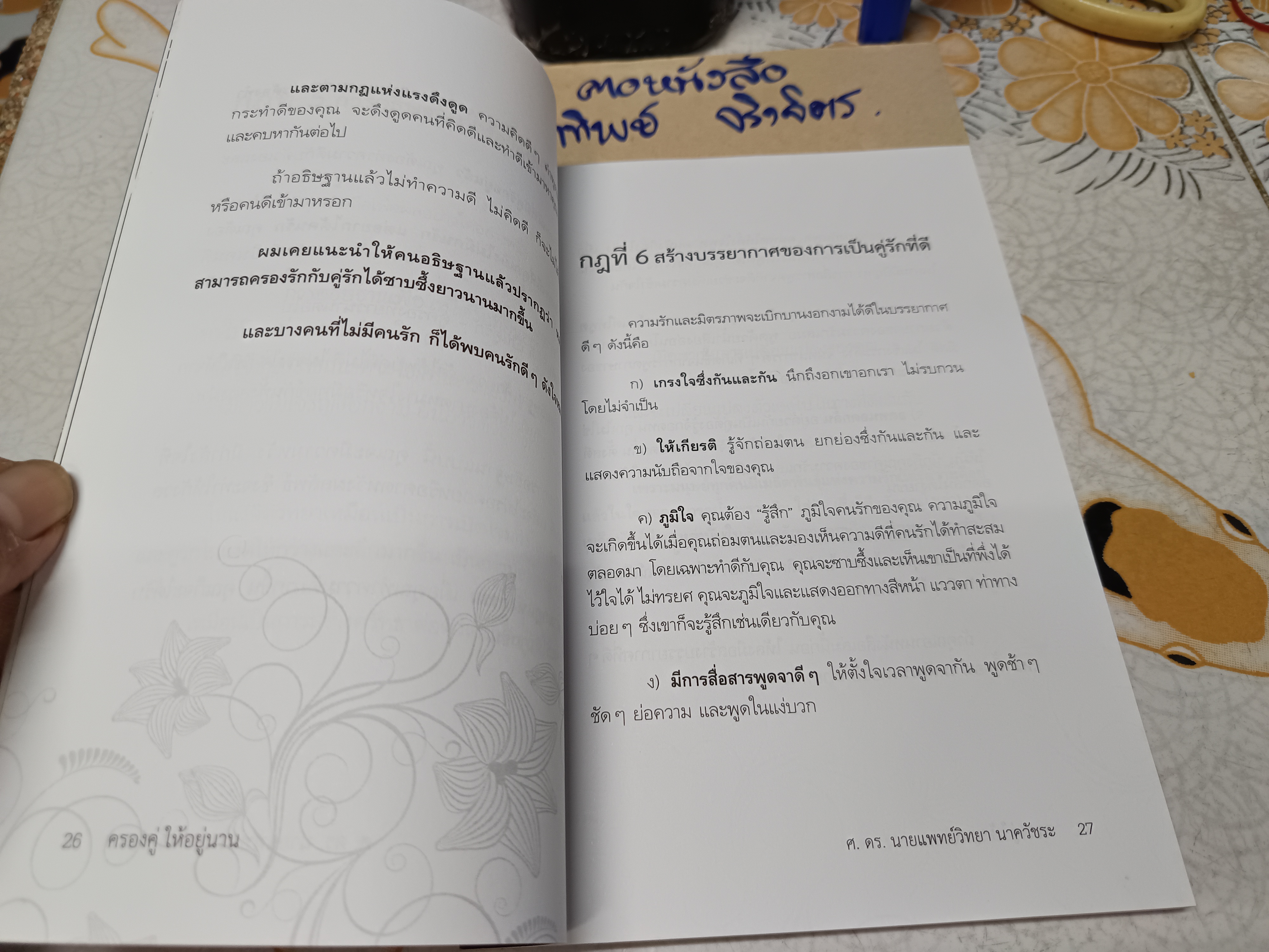 ครองคู่ให้อยู่นาน โดย นายแพทย์วิทยา นาควัชระ พิมพ์ครั้งแรกพ.ศ 2555