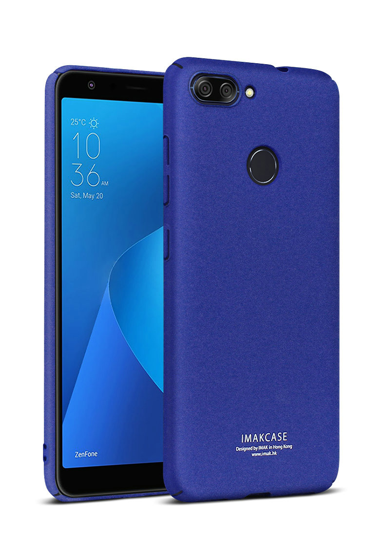 Case Asus ZenFone Max Plus (M1) ZB570TL #เคสฝาหลัง IMAK Cowboy พร้อมขาตั้งแหวน + ฟิล์มกันรอยหน้าจอ