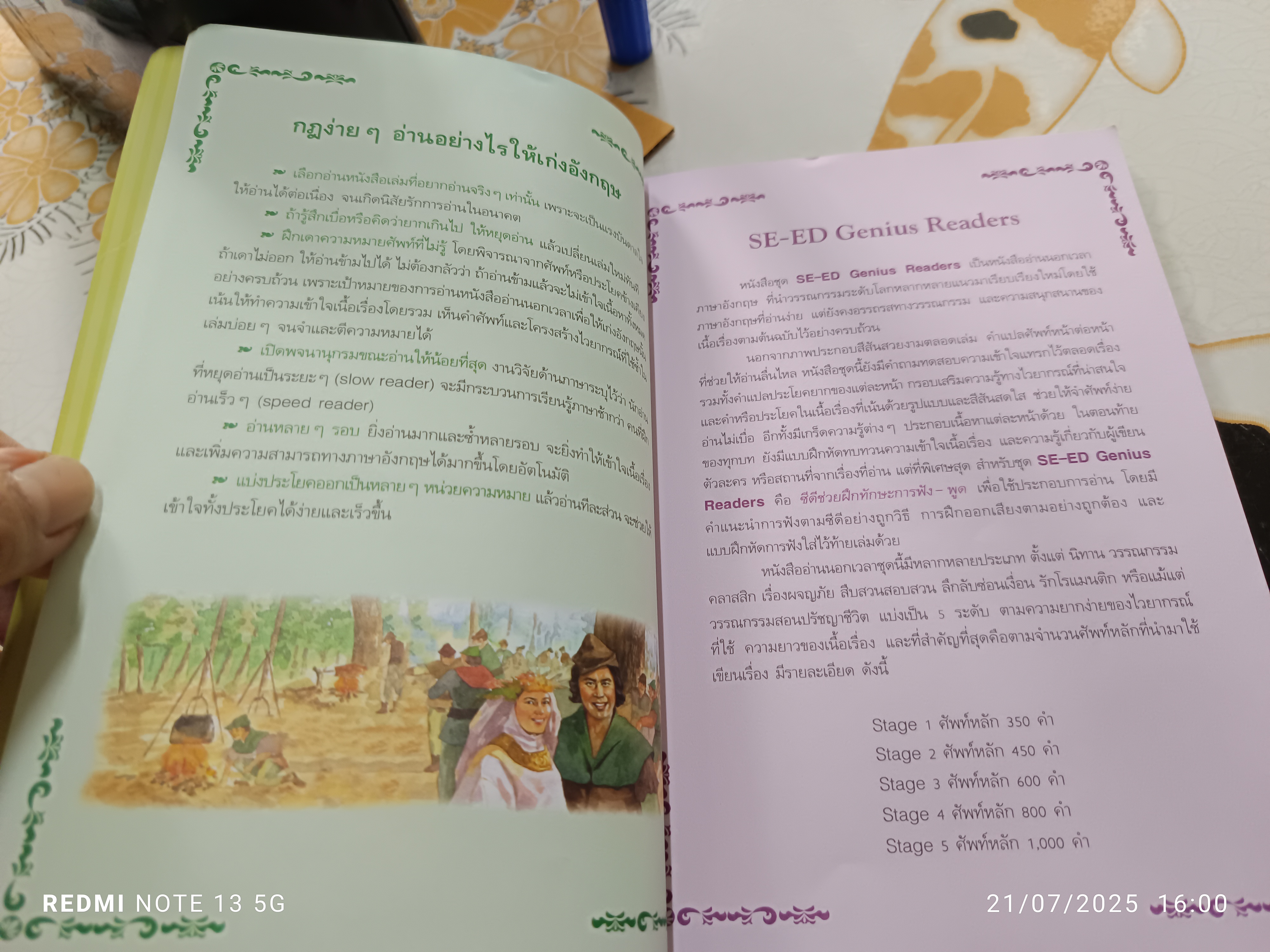 Robin hood โรบินฮูด วีรบุรุษจอมโจร : ชุดอัจฉริยะเก่งอังกฤษ ฟัง พูด อ่าน เขียน + CD