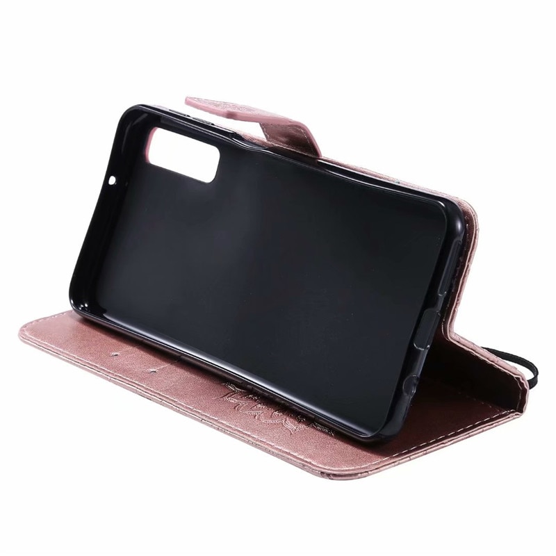Case Samsung Galaxy A7 (2018) A750 #เคสฝาพับแบบกระเป๋าสตางค์ Imprint Sunflower PU Leather Magnetic Stand Wallet