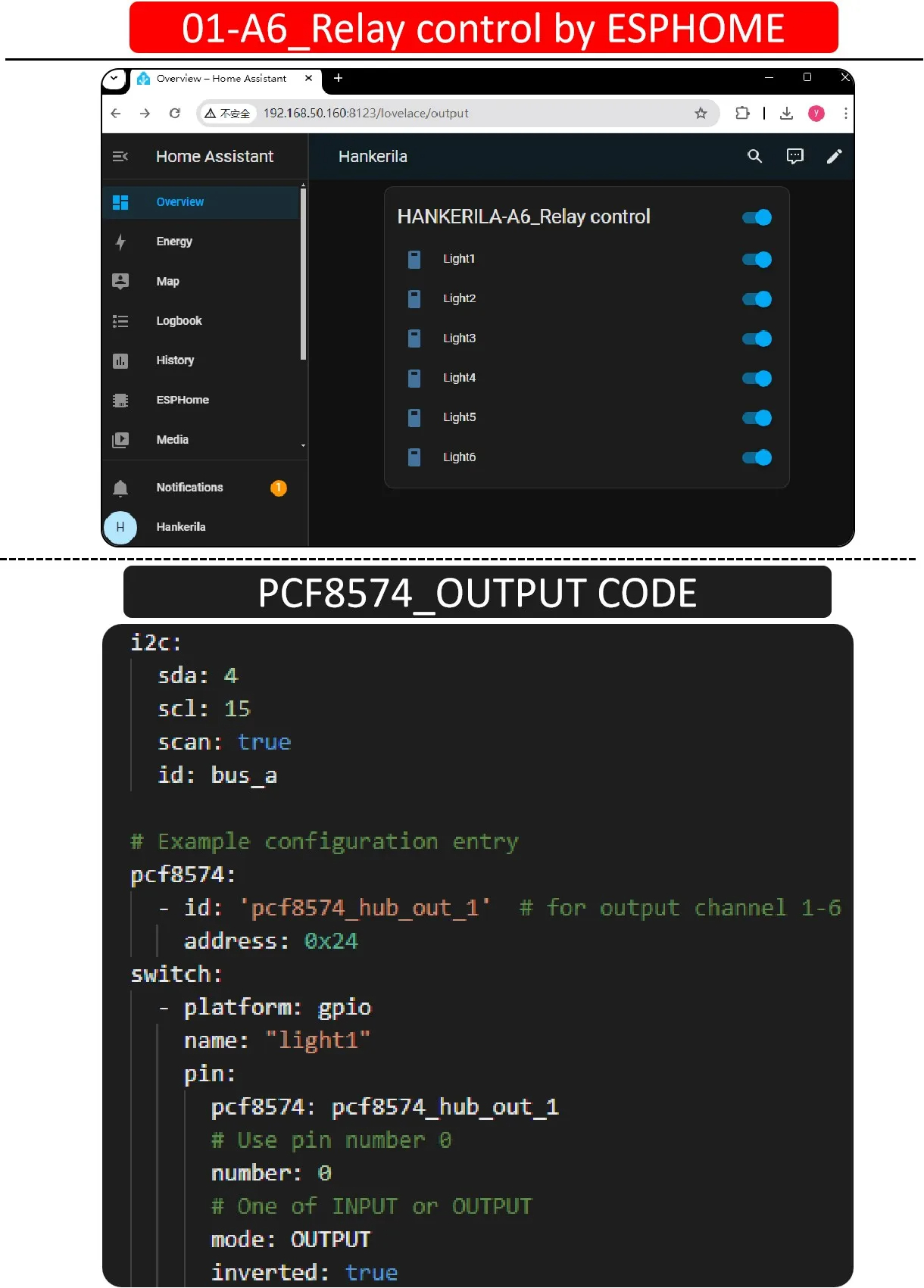 Arduino ESPHome Relay BOARD