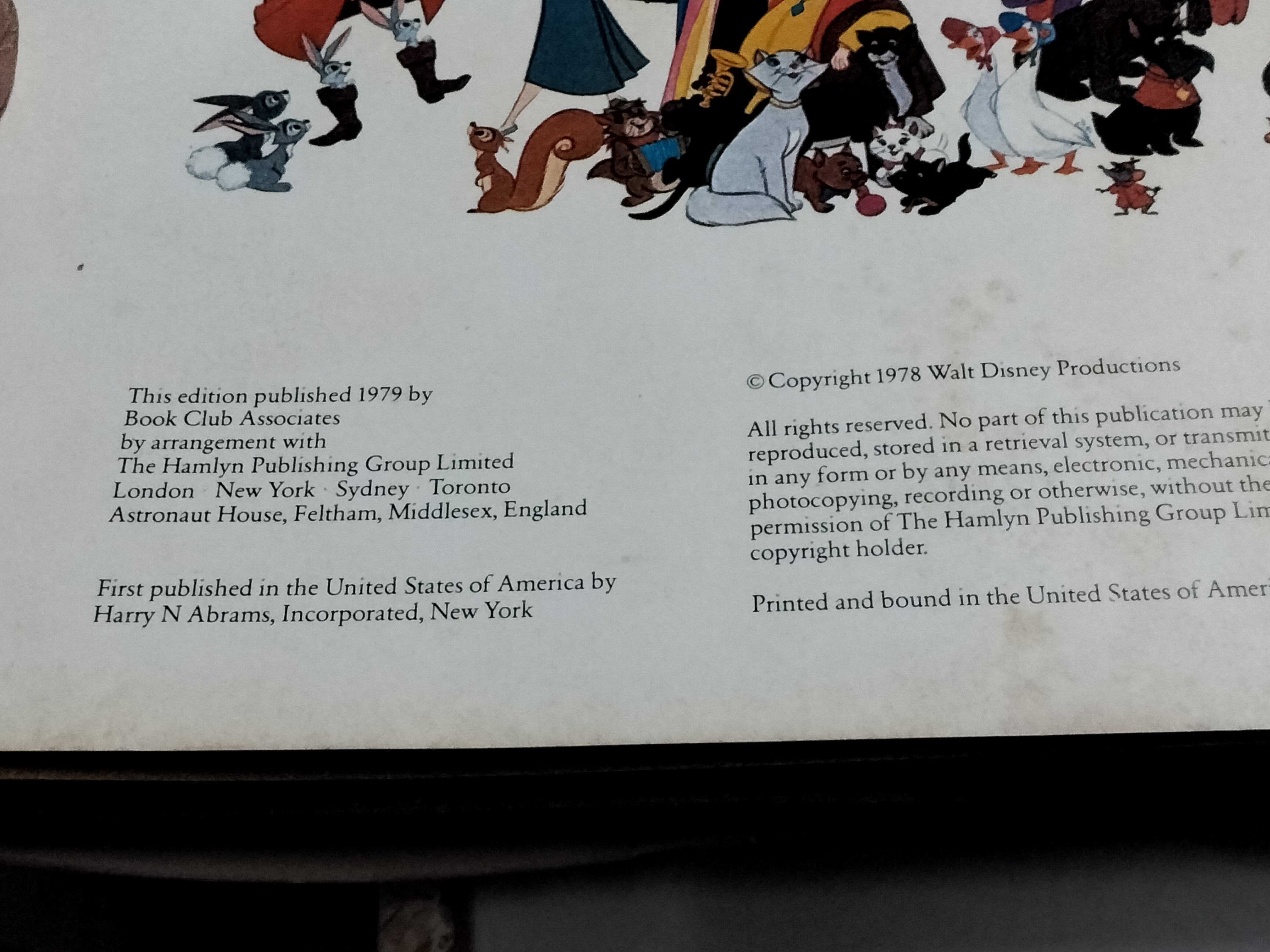 WALT DISNEY'S TREASURY OF CHILDREN'S CLASSICS พิมพ์ปี ค.ศ.1979 , vintage