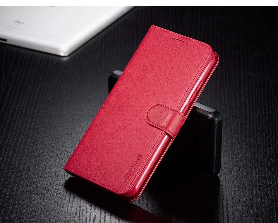 เคส Redmi Note 9T 5G #เคสฝาพับหนัง PU LC.IMEEKE คุณภาพดีสไตล์กระเป๋าสตางค์พร้อมช่องใส่การ์ด
