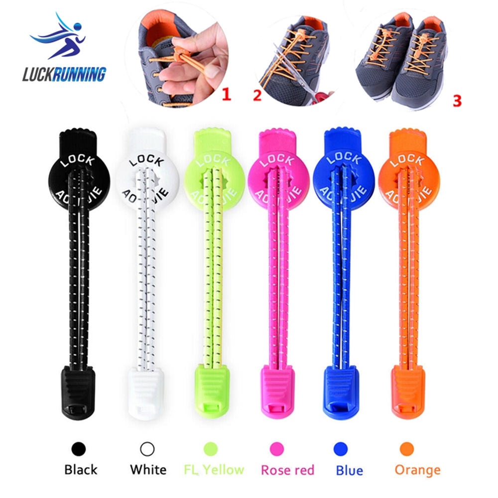 เชือกรองเท้าวิ่ง AONIJIE แบบไม่ต้องผูก สายมีแถบสะท้อนแสงมี 6 สีให้เลือก (O1)