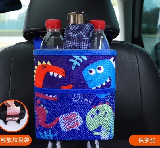 กล่องแขวนเก็บของหลังเบาะรถยนต์ ลายน่ารัก