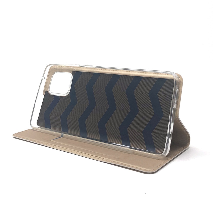 Case Samsung Galaxy Note 10 Lite #เคสฝาพับหนัง PU Magnetic Adsorption Stand Leather Card Holder