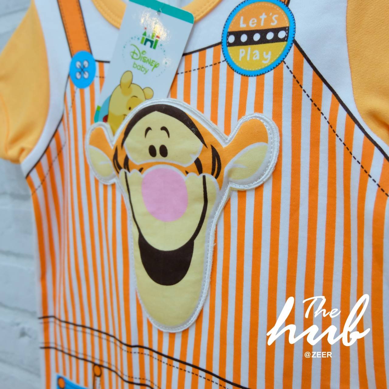 ชุดบอดี้สูทเด็ก ทิกเกอร์ สีส้มลายทาง