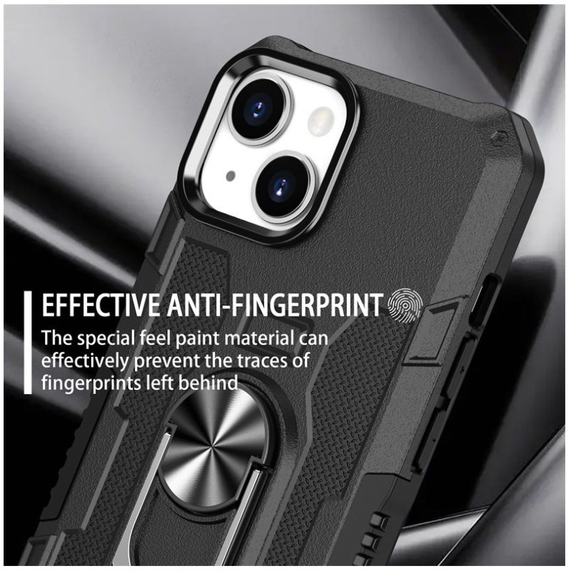 เคส iPhone 14#เคสฝาหลัง Hybrid TPU+PC มีแหวนสวมนิ้ว