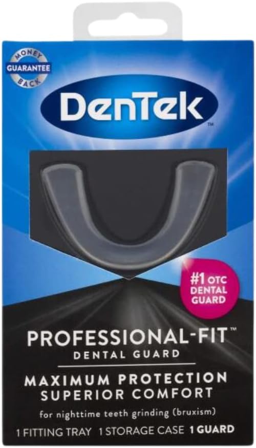 DenTek® Professional-Fit Dental Guard Maximum Protection for Nighttime Teeth Grinding 1 Guard (Bruxism) ยางลดการนอนกรน