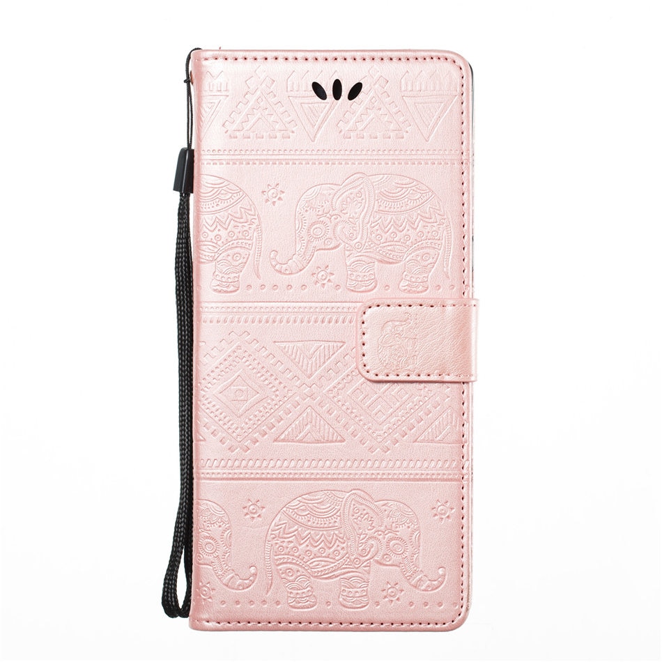 เคส Huawei nova 3 #เคสฝาพับสไตล์กระเป๋าสตางค์หนัง PU พิมพ์ลายช้าง