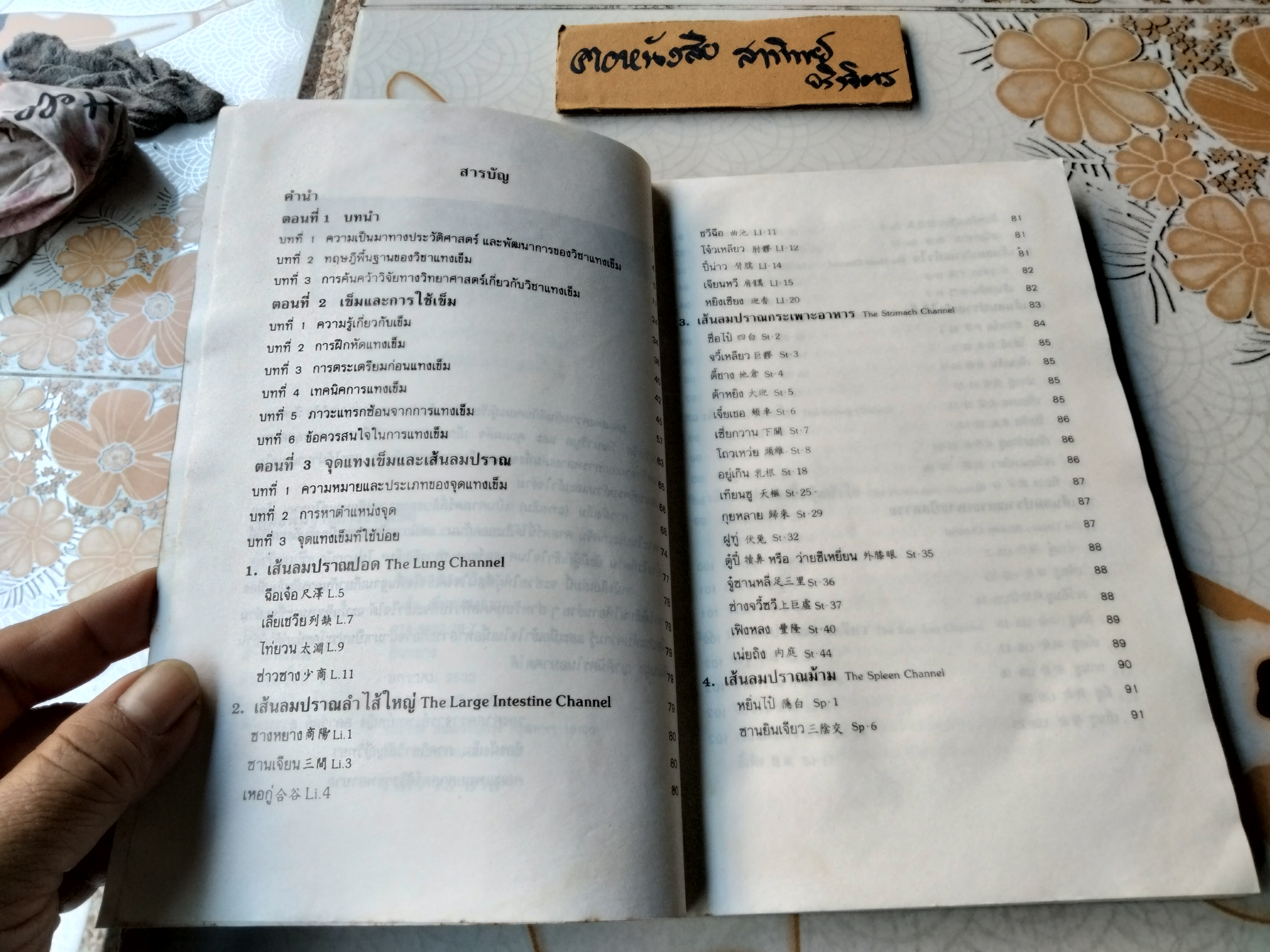 แทงเข็ม - คู่มือพื้นฐานการแทงเข็ม โดย อภิชัย ชัยดรุณ , วิทวัส วัณนาวิบูล และ เผด็จ เอี่ยมแสงธรรม พิมพ์ครั้งแรก พ.ศ 2532 สนพ.ยินหยาง **สินค้าหมด**