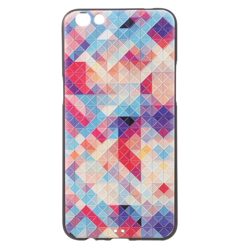 Case Oppo R9s เคสฝาหลังนิ่ม TPU พิมพ์รูปแบบลายนูน 3 มิติ Patterned TPU Cover Embossment Case