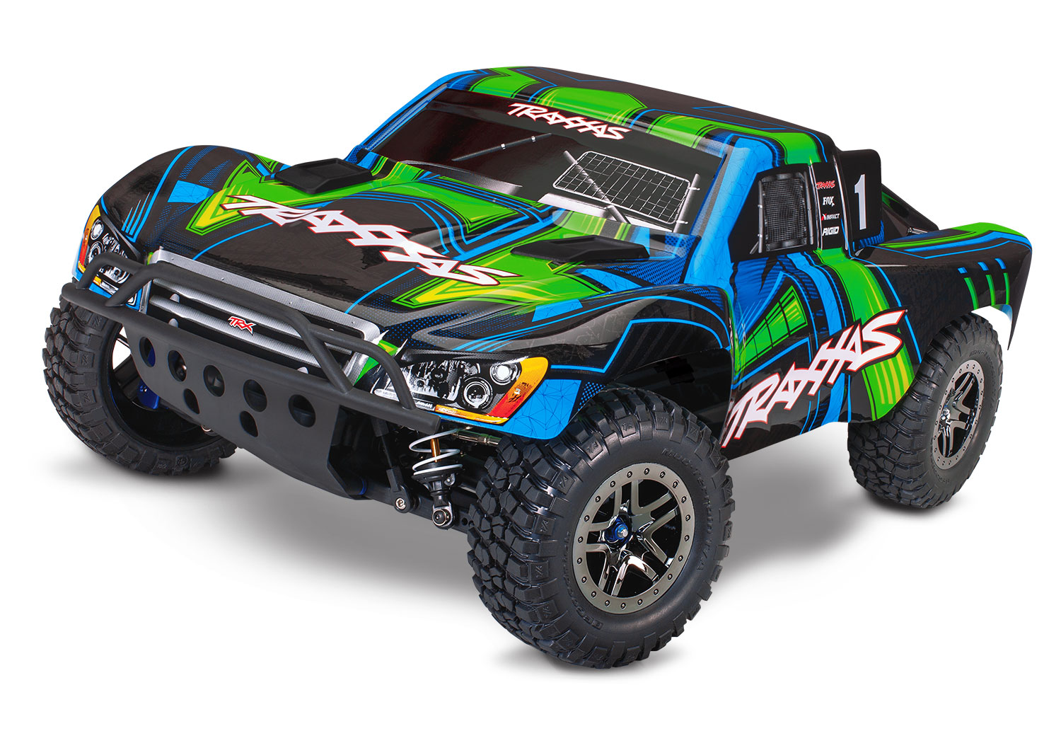 68277-4-GREEN Slash Ultimate 4X4 TSM Clipless Body GREEN