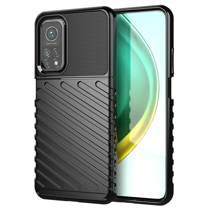 Case Xiaomi Mi 10T Pro #เคสฝาหลัง TPU อ่อน Thunder Series Twill Texture Soft TPU