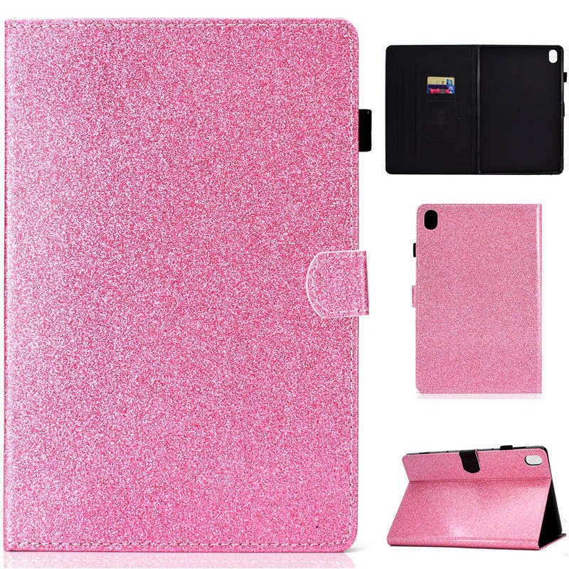 Case Huawei MediaPad M6 10.8 นิ้ว #เคสแท็บเล็ตหนัง PU มีช่องใส่บัตร Glitter Powder Magnetic Stand Wallet PU Leather