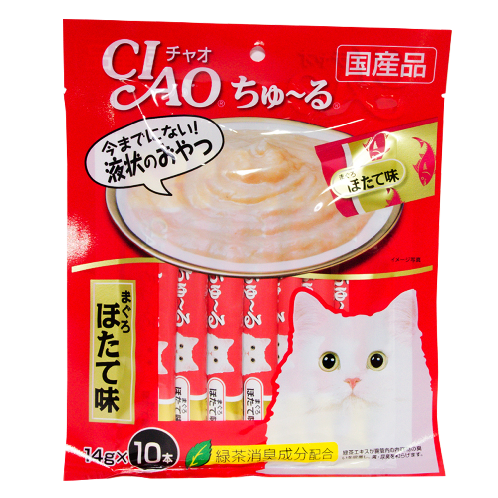 แมวเลีย CIAO ใหญ่ ทูน่าหอยเชลล์