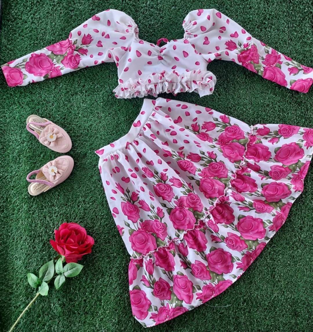 ชุดกระโปรงเด็กหญิง โทนหวาน