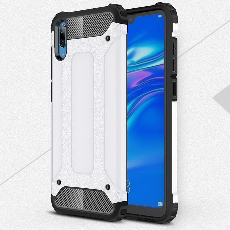 เคส Huawei Y7 Pro (2019) #เคสฝาหลังเกราะป้องกัน ไฮบริด พลาสติก+TPU
