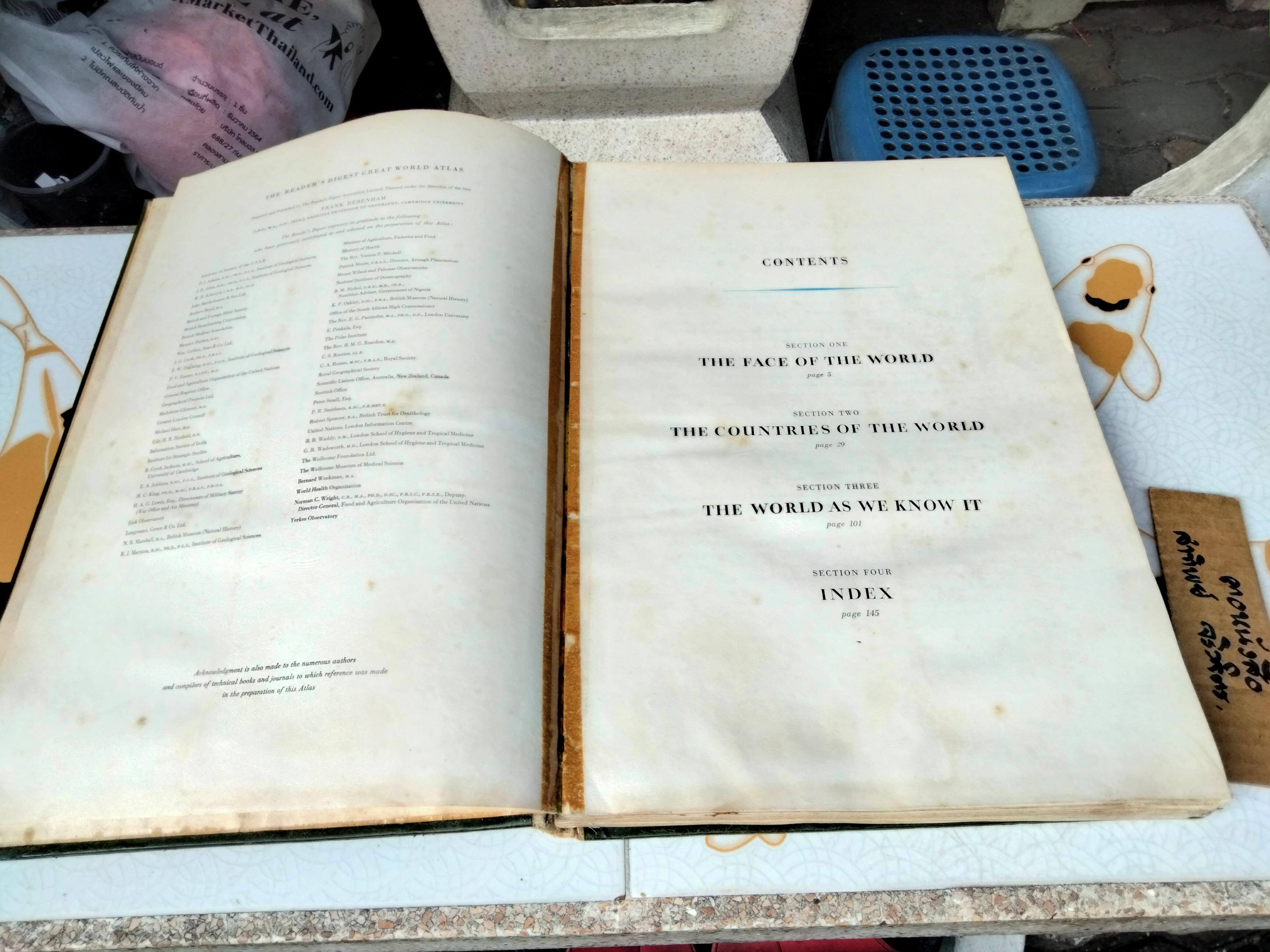 The Reader's Digest Great World Atlas . 1968 Second Edition