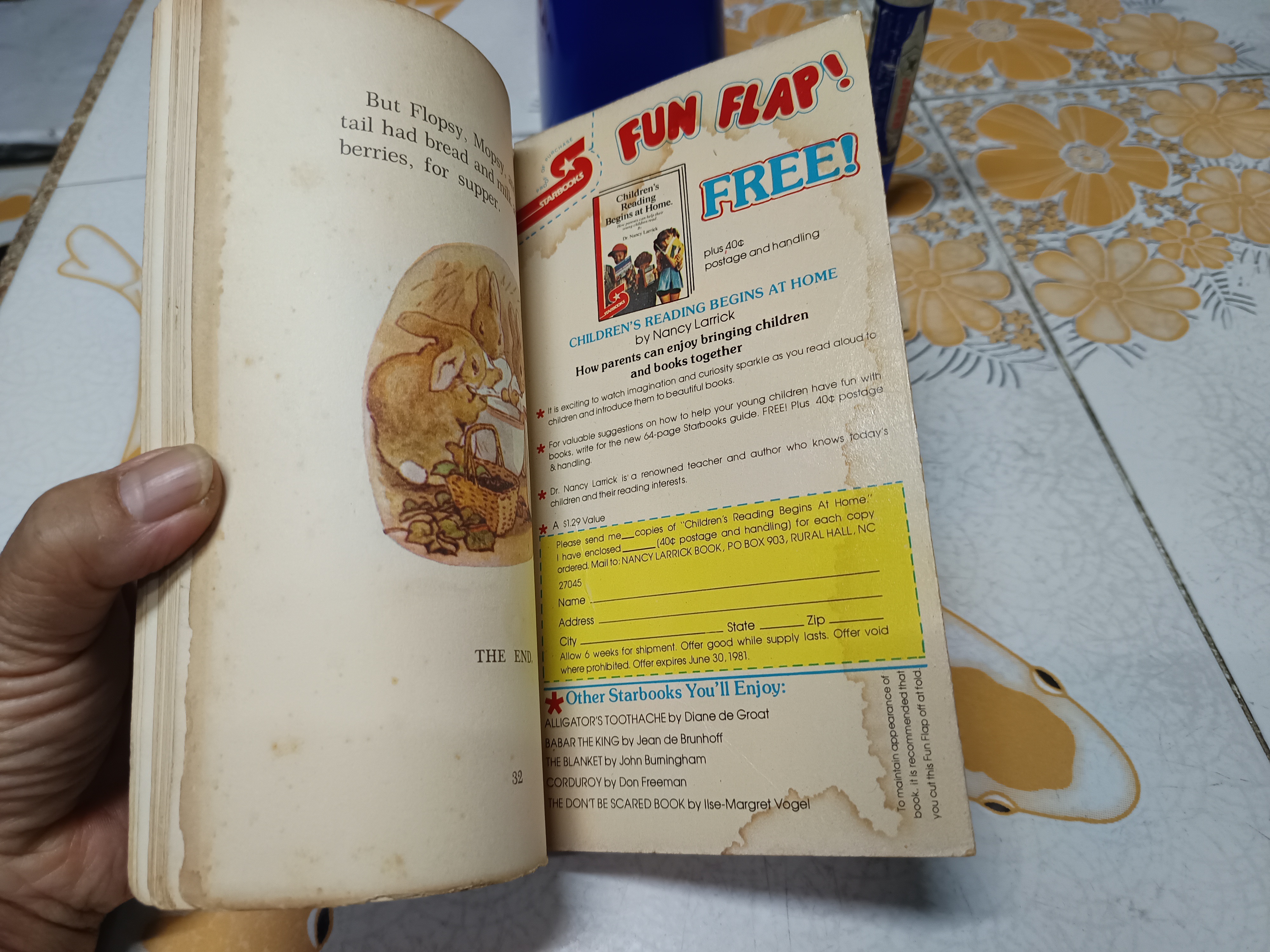 The Tale of Peter Rabbit , vintage 1980 / Starbooks By Beatrix Potter