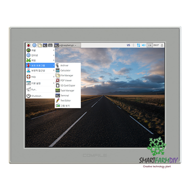 จอมอนิเตอร์และทัสกรีน 15" Industrial Raspberry Pi Touch Panel PC