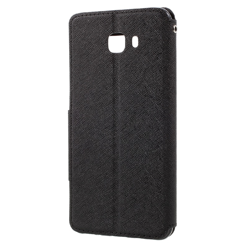 เคส Samsung Galaxy C9 Pro ROAR KOREA Diary #เคสหนัง PU ฝาพับมีช่องวิวแถบปิดแม่เหล็กทันสมัย