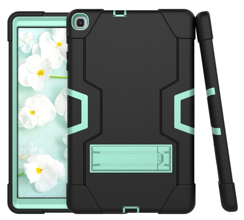 Case Samsung Galaxy Tab A 10.1 (2019) SM-T510 SM-T515 #เคสฝาหลังกันกระแทก Kickstand PC Silicone Armour Defender