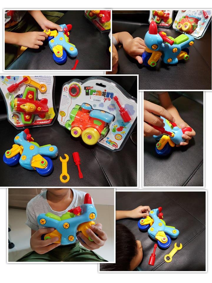 ของเล่นชุดไขควงขันน็อต ยานพาหนะ