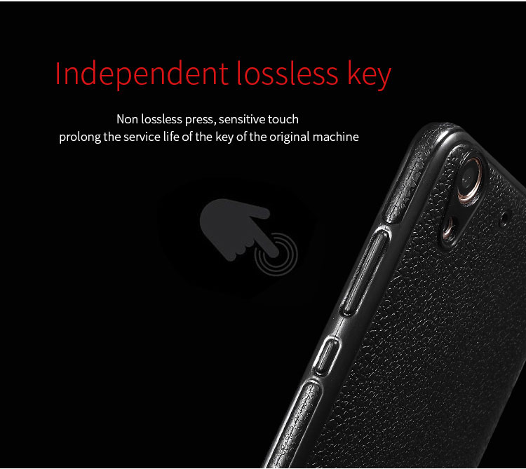 เคส Huawei Y6 II / Y6II / Honor 5A #เคสฝาหลัง Litchi Grain Soft TPU พร้อม Metal Kickstand (แบบแผ่นโลหะ Magnetic Holder)