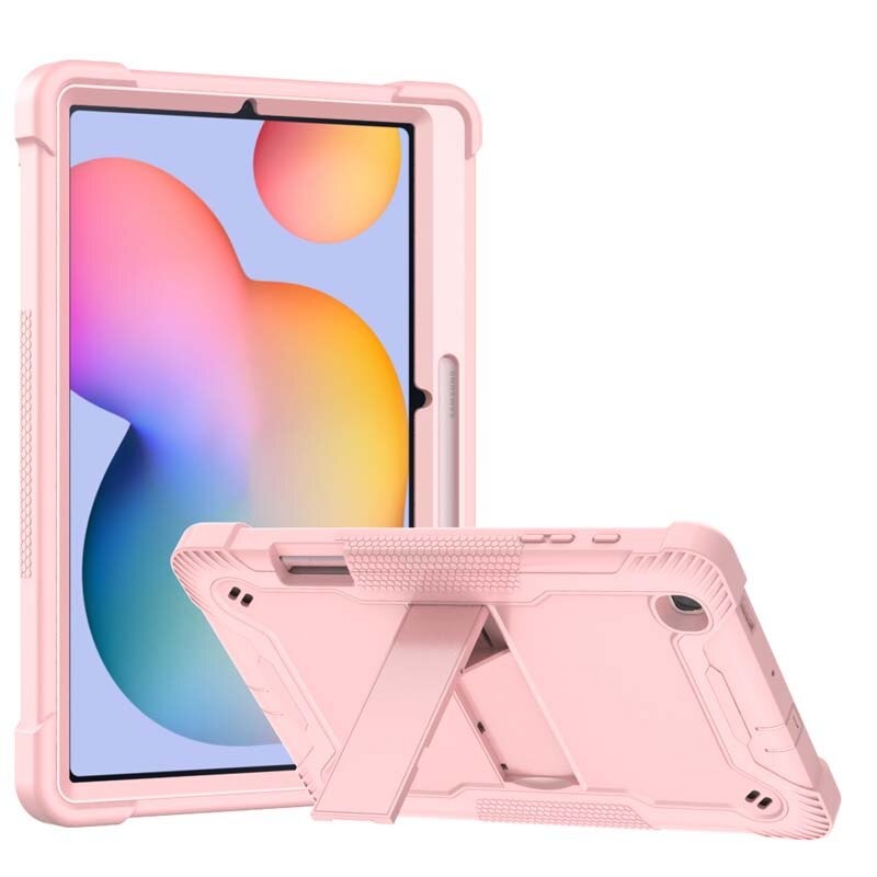 Case Samsung Galaxy Tab S6 Lite 10.4 SM-P610 SM-P615 SM-P617 #เคสฝาหลังกันกระแทก Full Protection Case 3 in 1 Bracket S-pen Slot