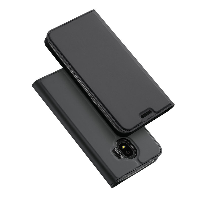 เคส Samsung Galaxy J4 (2018) #เคสฝาพับ DUX DUCIS Skin Pro Series คุณภาพดีราคาถูก